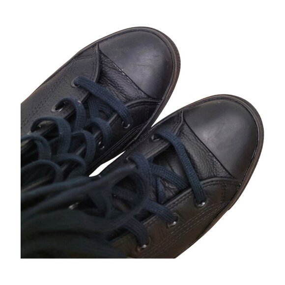 CONVERSE Chuck 70 De Luxe Leather Chunky Heel Lace Up Sneaker Boots Womens 6.5 - Picture 7 of 11